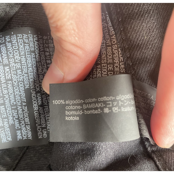 Zara Pants Womens 2 Straight Cut Rhinestone Jeans Black Festival Going Out NYE - Picture 8 of 13